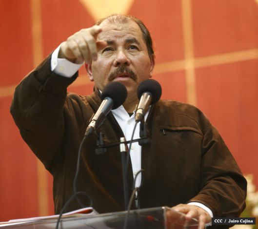 Presidente Daniel y Compañera Rosario encabezan acto 35 Aniversario MIGOB