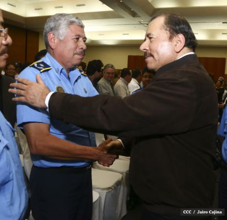Presidente Daniel y Compañera Rosario encabezan acto 35 Aniversario MIGOB
