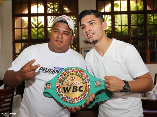 Recorrido del Campeón Randy Caballero por Managua y encuentro con Campeones