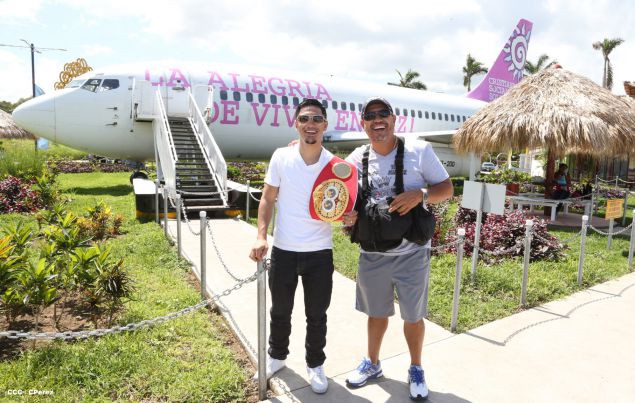 Recorrido del Campeón Randy Caballero por Managua y encuentro con Campeones