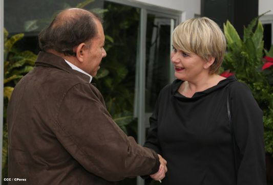 Presidente Daniel se reúne con delegación gubernamental y de empresarios de Islandia