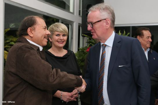 Presidente Daniel se reúne con delegación gubernamental y de empresarios de Islandia