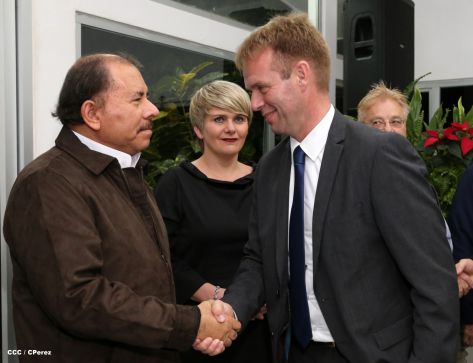 Presidente Daniel se reúne con delegación gubernamental y de empresarios de Islandia