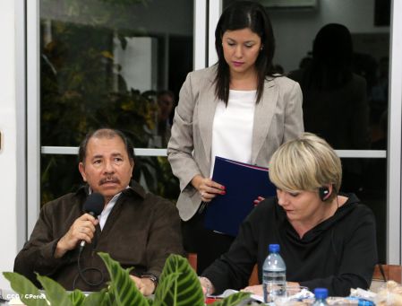 Presidente Daniel se reúne con delegación gubernamental y de empresarios de Islandia