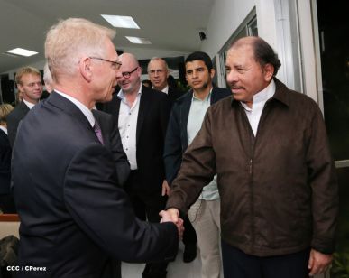 Presidente Daniel se reúne con delegación gubernamental y de empresarios de Islandia