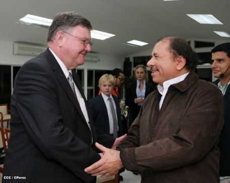 Presidente Daniel se reúne con delegación gubernamental y de empresarios de Islandia