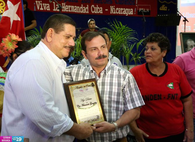 Estelí recibe histórica visita del héroe cubano Fernando González Llort
