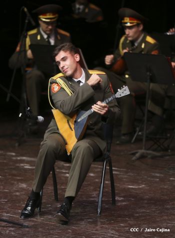 Coro y Danza del Ejército de la Federación Rusa se presenta en el Teatro Nacional Rubén Darío