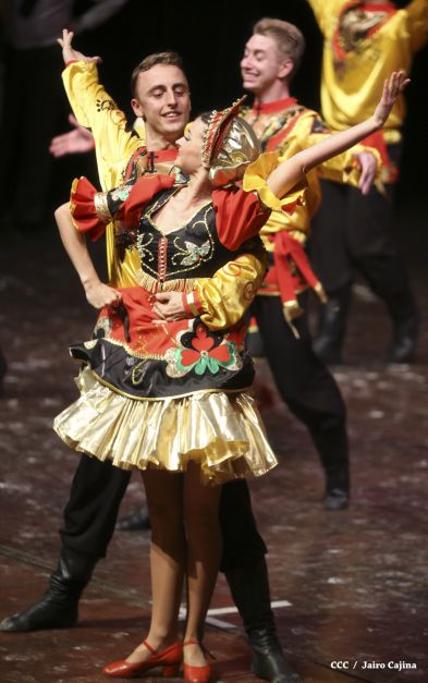 Coro y Danza del Ejército de la Federación Rusa se presenta en el Teatro Nacional Rubén Darío