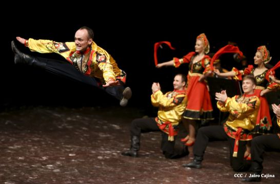 Coro y Danza del Ejército de la Federación Rusa se presenta en el Teatro Nacional Rubén Darío