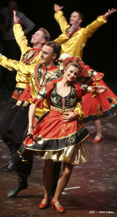 Coro y Danza del Ejército de la Federación Rusa se presenta en el Teatro Nacional Rubén Darío
