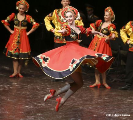 Coro y Danza del Ejército de la Federación Rusa se presenta en el Teatro Nacional Rubén Darío