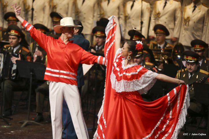 Coro y Danza del Ejército de la Federación Rusa se presenta en el Teatro Nacional Rubén Darío