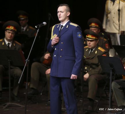Coro y Danza del Ejército de la Federación Rusa se presenta en el Teatro Nacional Rubén Darío