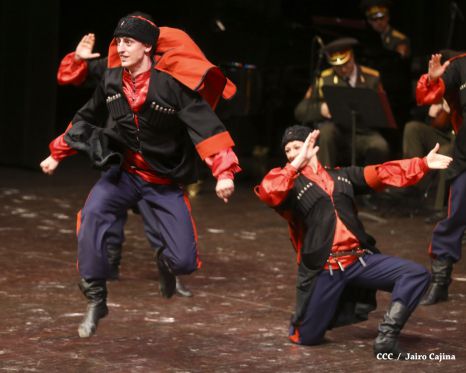 Coro y Danza del Ejército de la Federación Rusa se presenta en el Teatro Nacional Rubén Darío