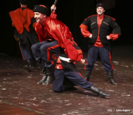 Coro y Danza del Ejército de la Federación Rusa se presenta en el Teatro Nacional Rubén Darío