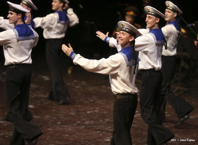 Coro y Danza del Ejército de la Federación Rusa se presenta en el Teatro Nacional Rubén Darío