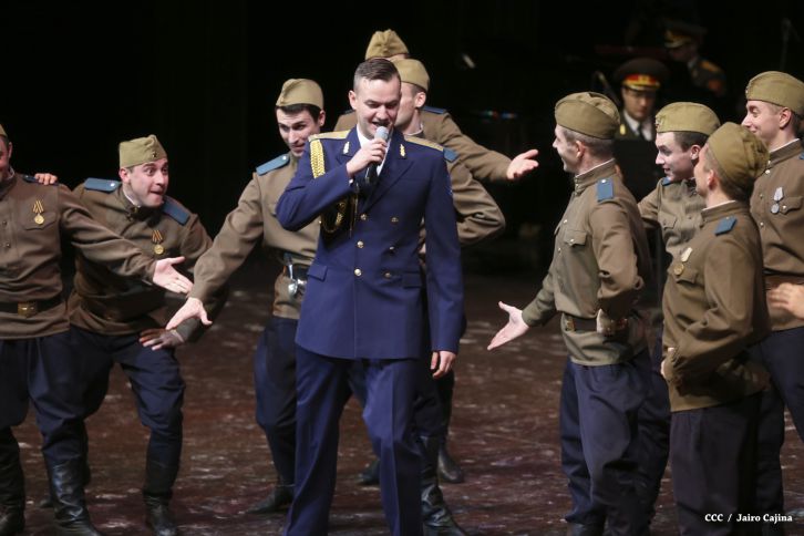 Coro y Danza del Ejército de la Federación Rusa se presenta en el Teatro Nacional Rubén Darío