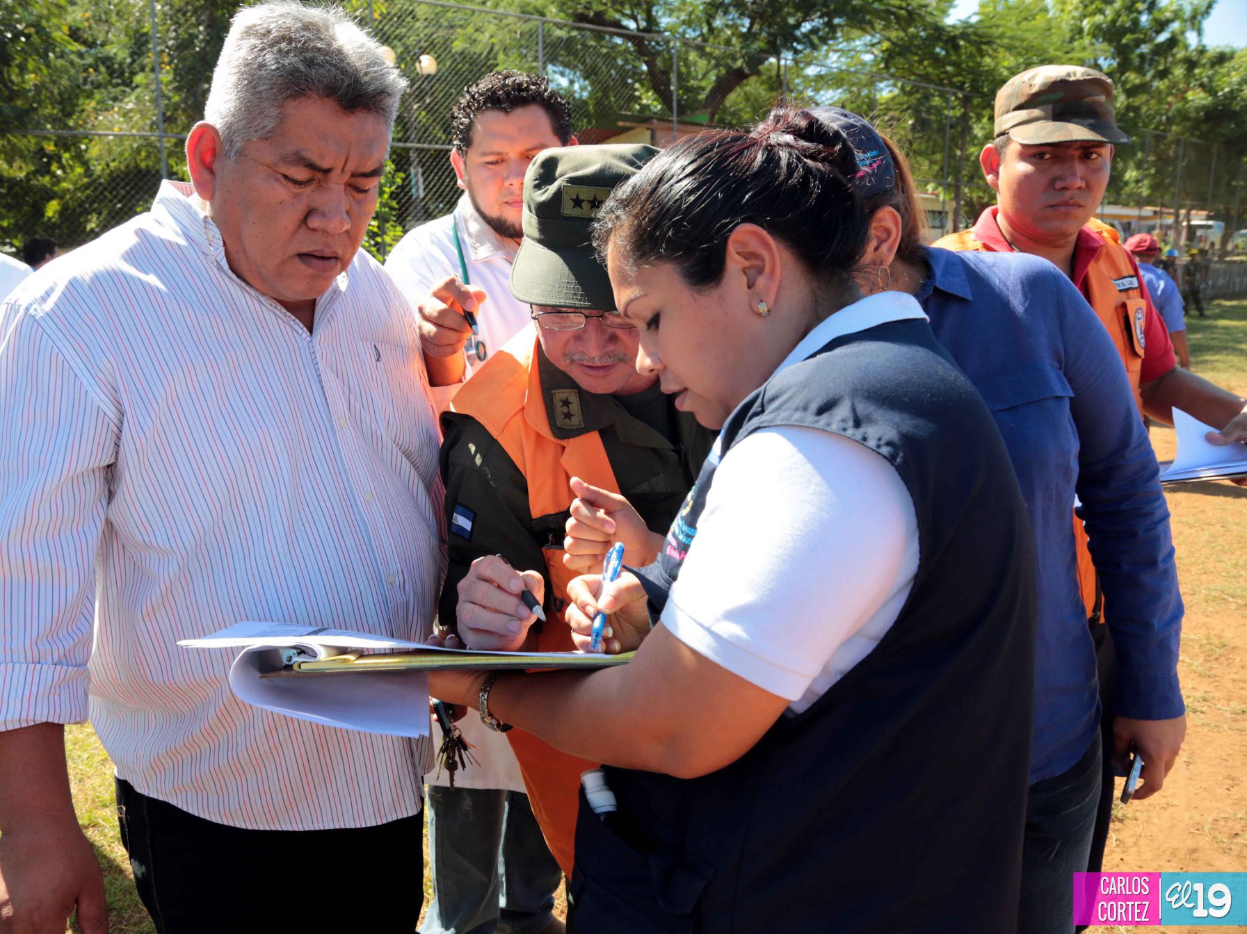 Simulacros de terremotos en Ticuantepe y San Rafael del Sur