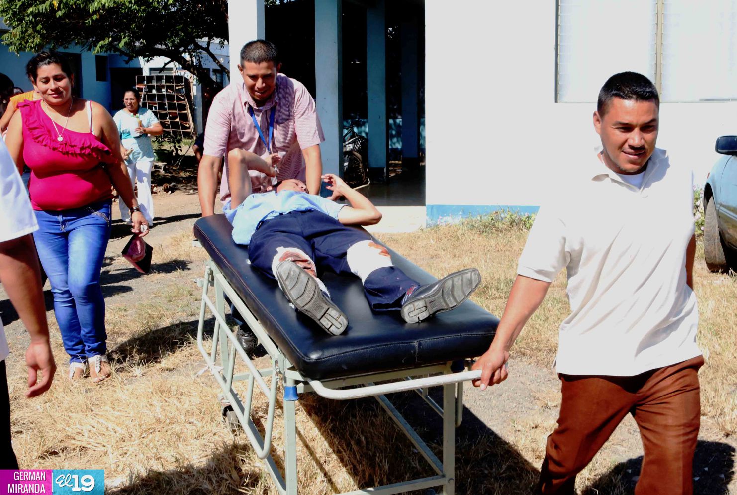 Simulacros de terremotos en Ticuantepe y San Rafael del Sur