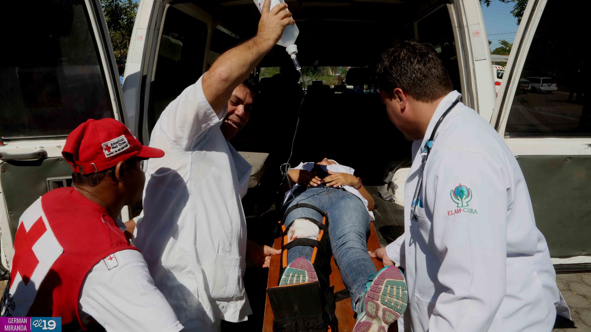 Simulacros de terremotos en Ticuantepe y San Rafael del Sur