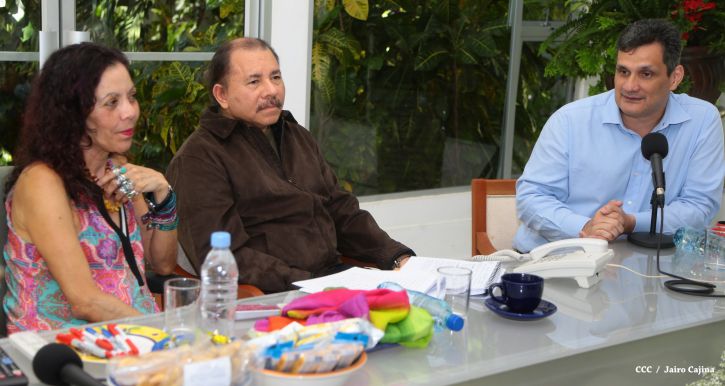 Daniel y Rosario se reúnen con Delegación de Alto Nivel de Venezuela