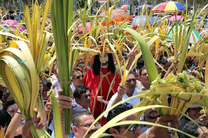 Procesión de la Burrita en Managua (Semana Santa 2013)