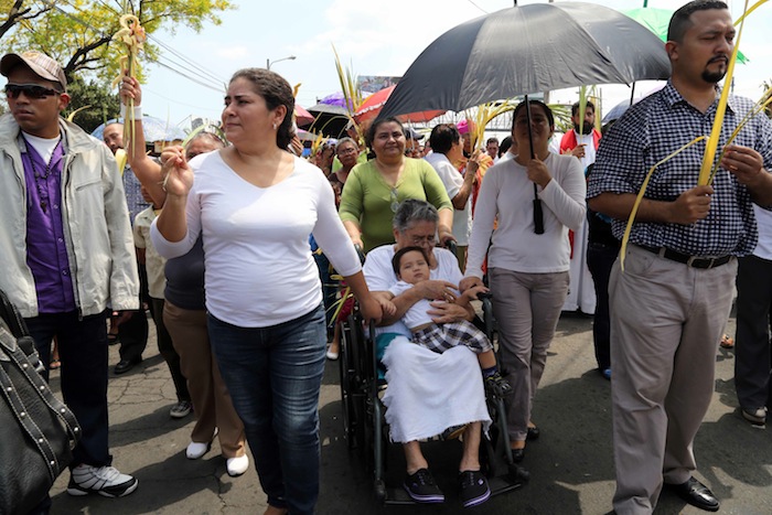 Procesión de la Burrita en Managua (Semana Santa 2013)