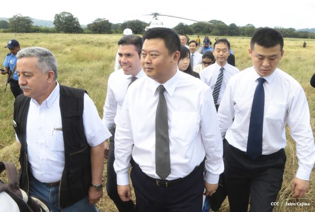 Ceremonia de inauguración de obras iniciales del Gran Canal Interoceánico