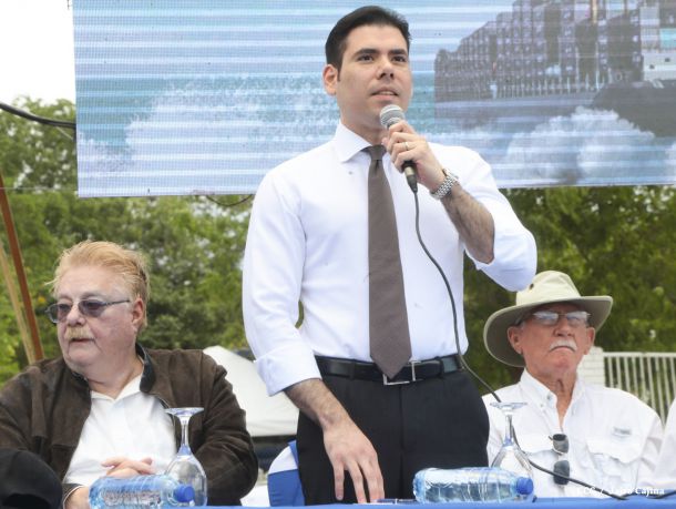 Ceremonia de inauguración de obras iniciales del Gran Canal Interoceánico