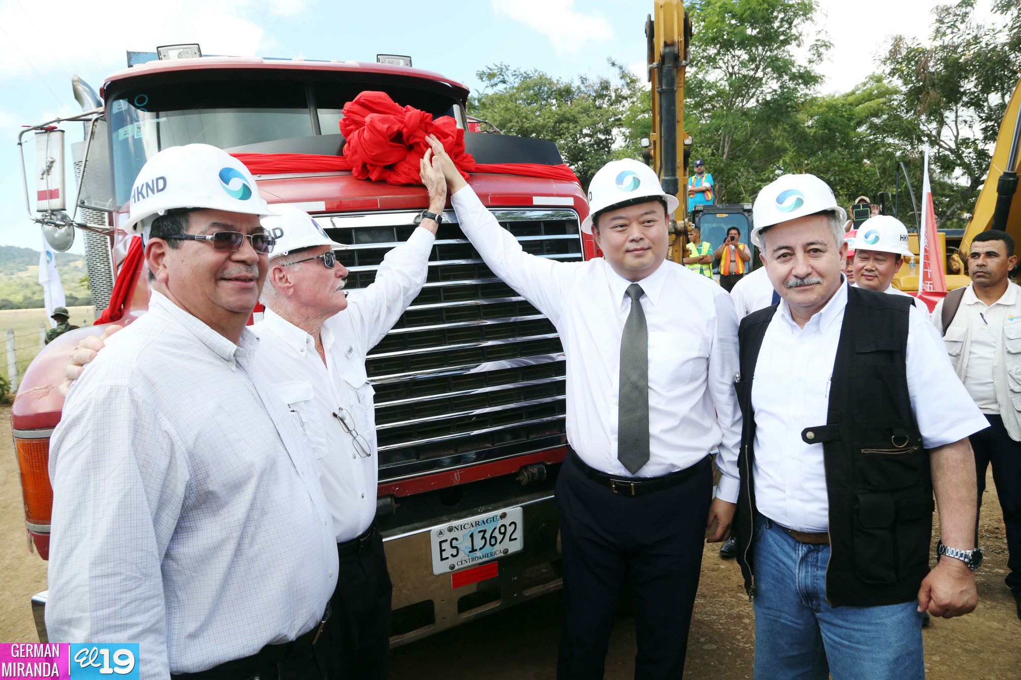Ceremonia de inauguración de obras iniciales del Gran Canal Interoceánico