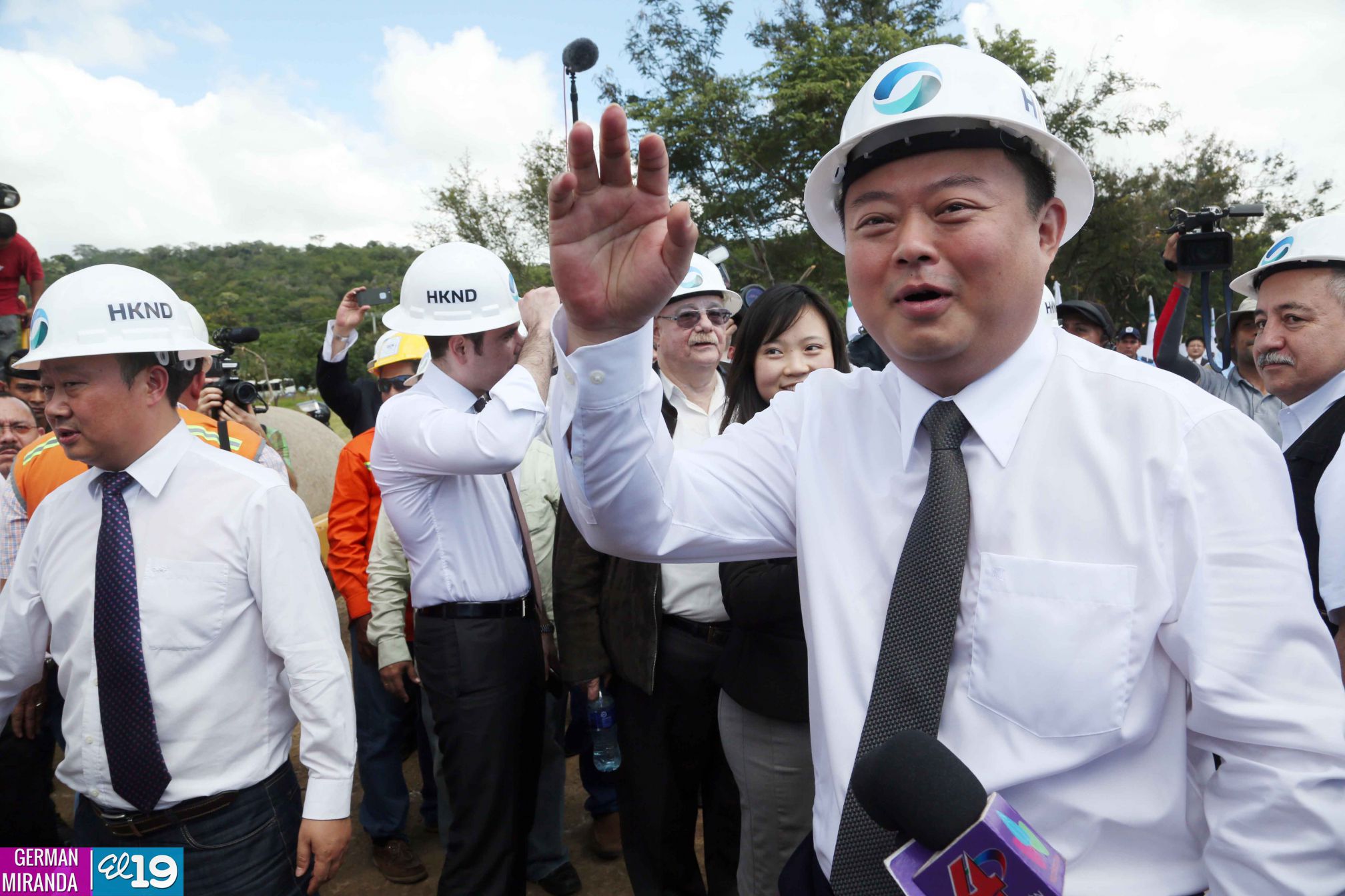Ceremonia de inauguración de obras iniciales del Gran Canal Interoceánico