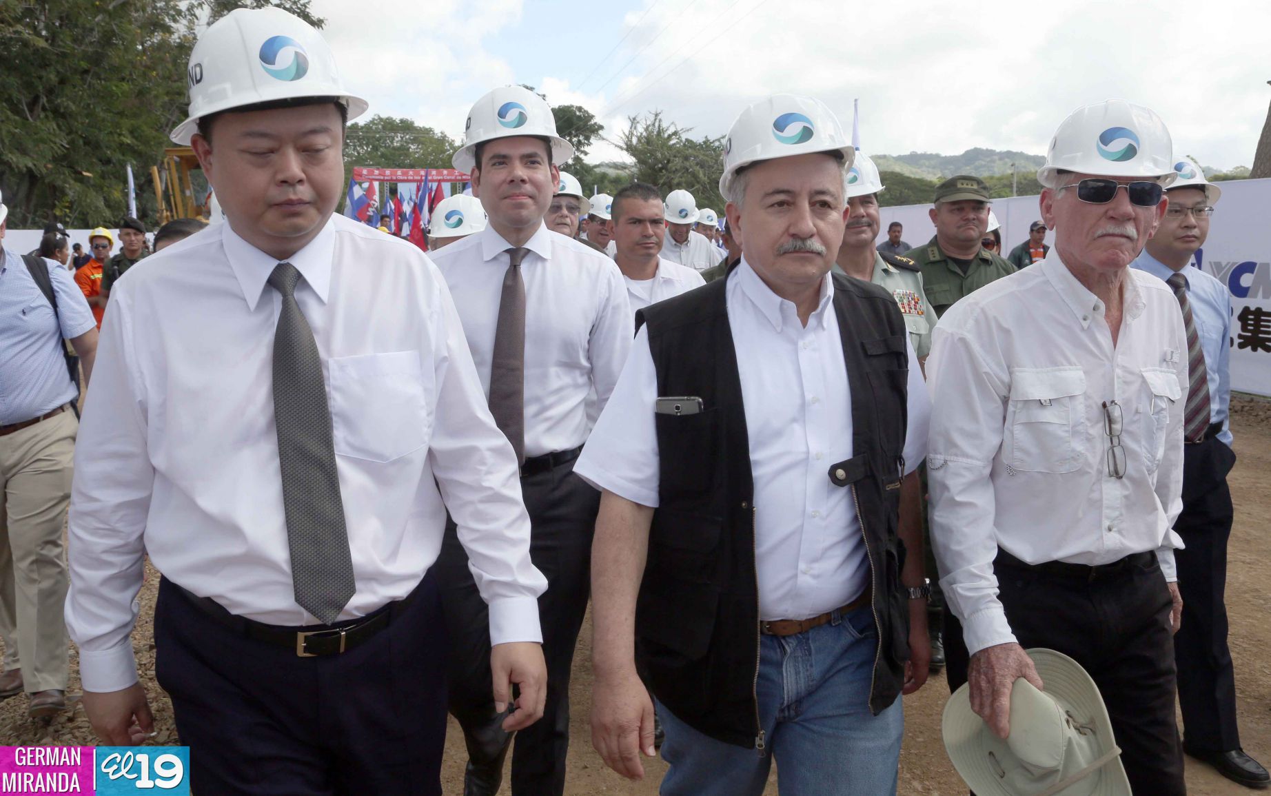 Ceremonia de inauguración de obras iniciales del Gran Canal Interoceánico
