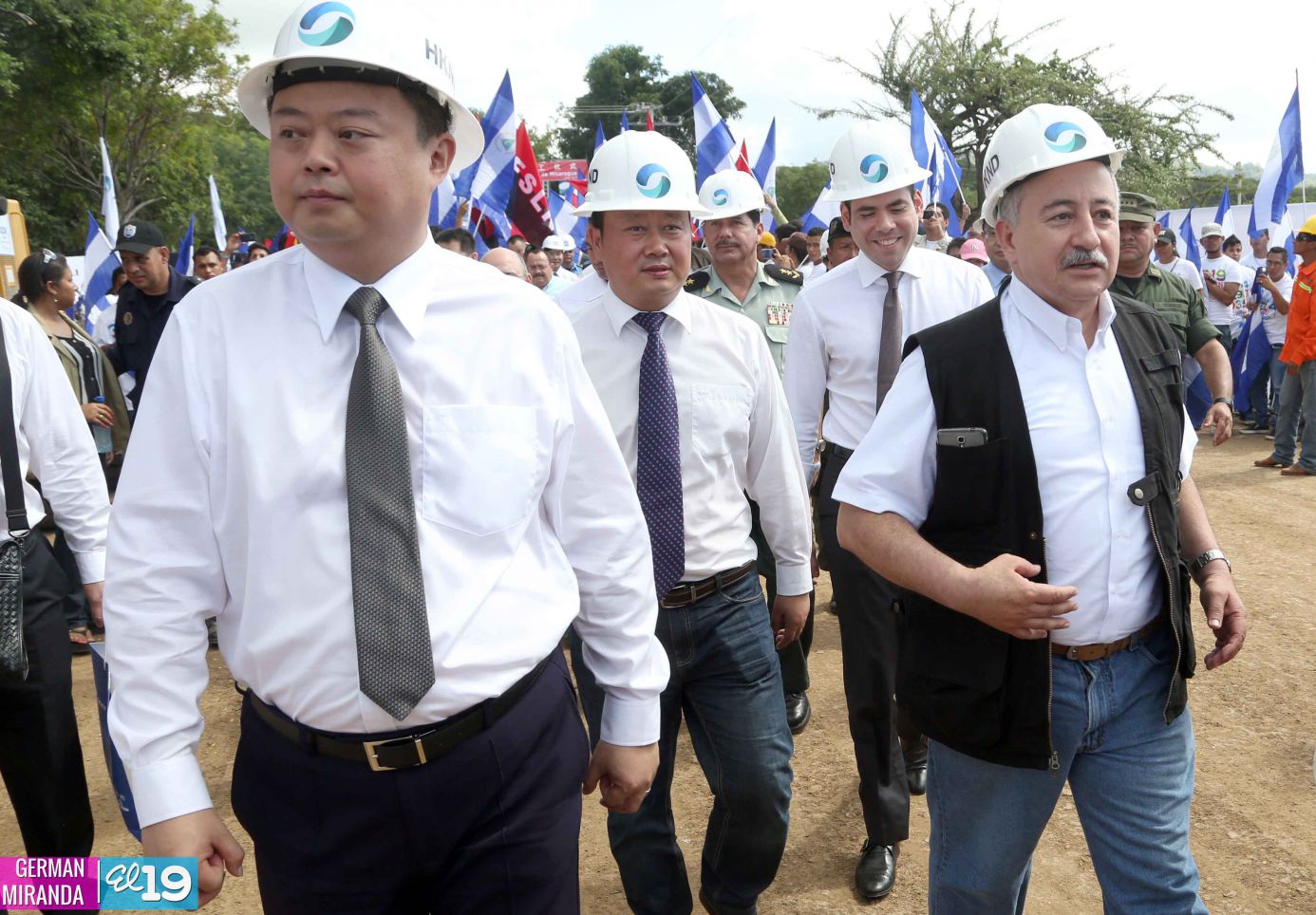 Ceremonia de inauguración de obras iniciales del Gran Canal Interoceánico