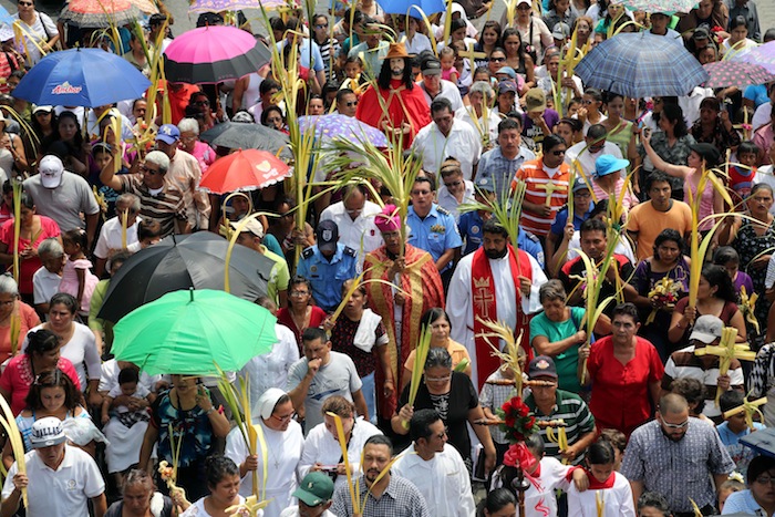 Procesión de la Burrita en Managua (Semana Santa 2013)