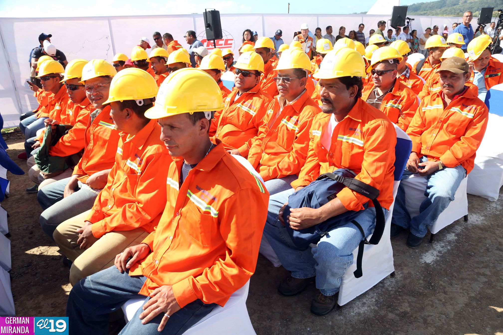 Ceremonia de inauguración de obras iniciales del Gran Canal Interoceánico