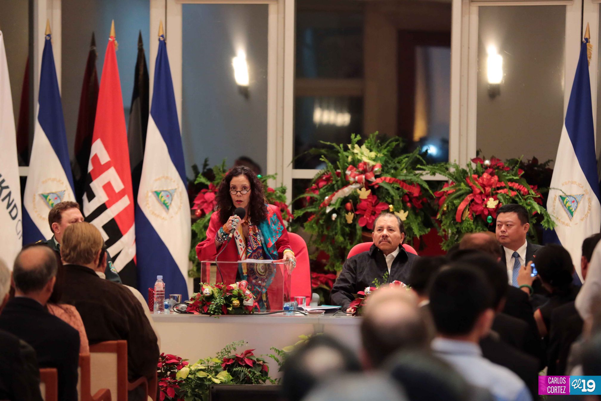 Daniel y Rosario celebran junto a Wang Jing inicio de Obras del Gran Canal por Nicaragua