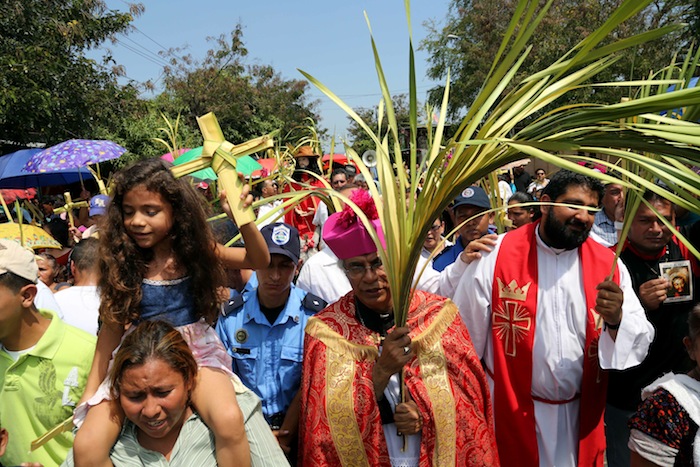 Procesión de la Burrita en Managua (Semana Santa 2013)