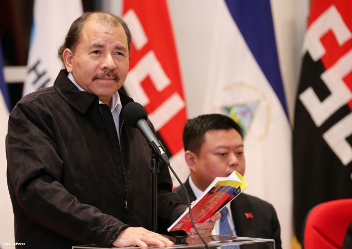 Daniel y Rosario celebran junto a Wang Jing inicio de Obras del Gran Canal por Nicaragua