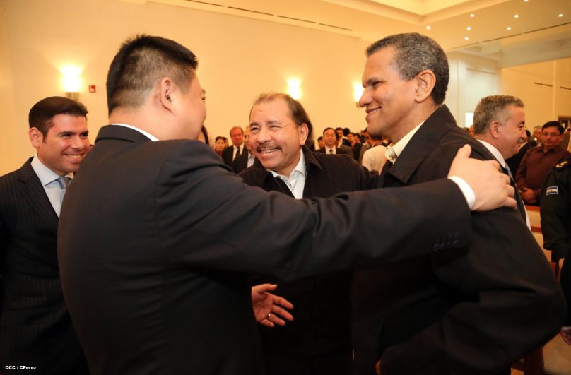 Daniel y Rosario celebran junto a Wang Jing inicio de Obras del Gran Canal por Nicaragua