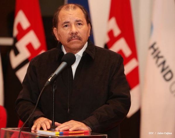 Daniel y Rosario celebran junto a Wang Jing inicio de Obras del Gran Canal por Nicaragua