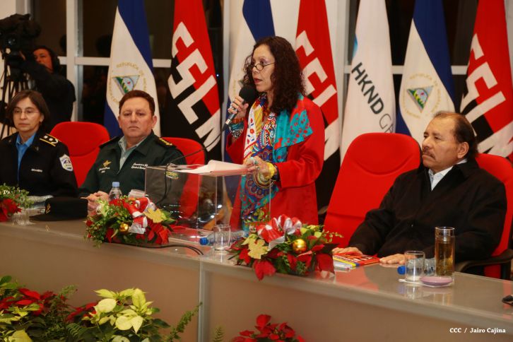 Daniel y Rosario celebran junto a Wang Jing inicio de Obras del Gran Canal por Nicaragua