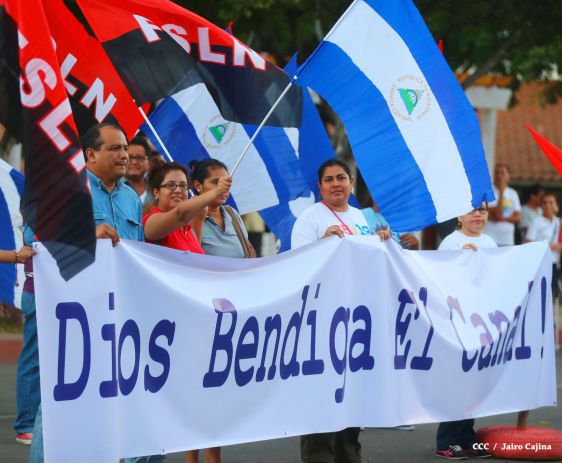 Daniel y Rosario celebran junto a Wang Jing inicio de Obras del Gran Canal por Nicaragua