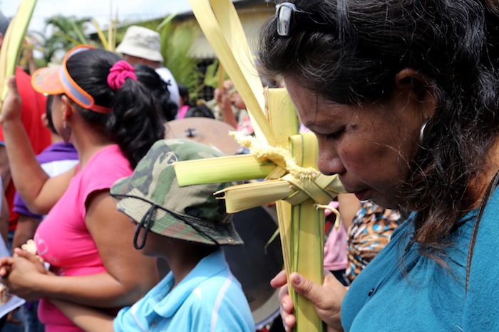 Procesión de la Burrita en Managua (Semana Santa 2013)