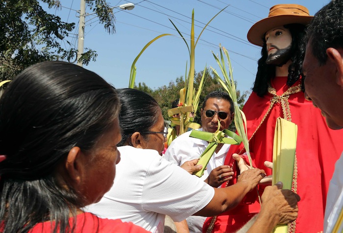 Procesión de la Burrita en Managua (Semana Santa 2013)