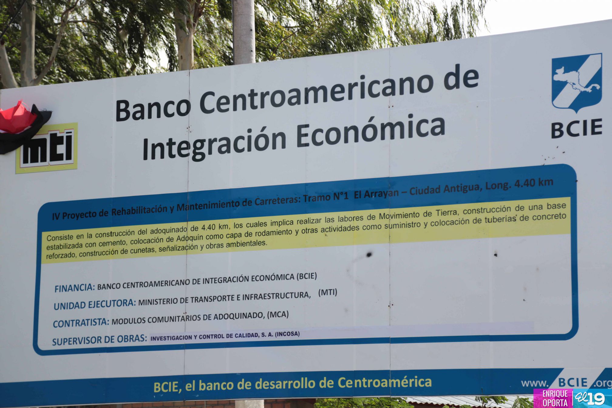 Gobierno Sandinista mejora vías de acceso al municipio de Ciudad Antigua