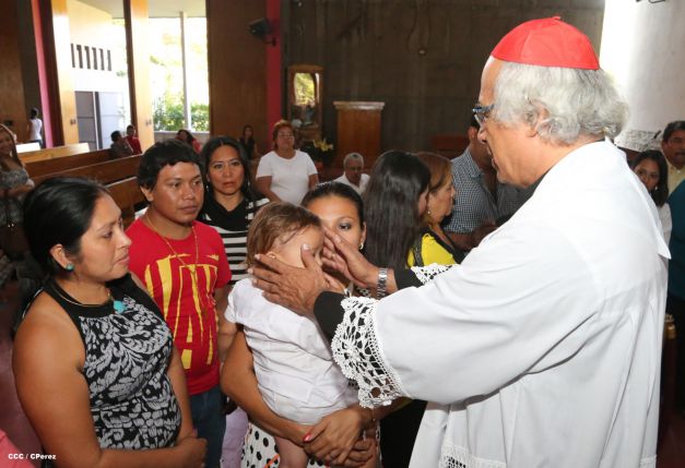 Cardenal Brenes oficia Misa en Día del Bautismo del Señor