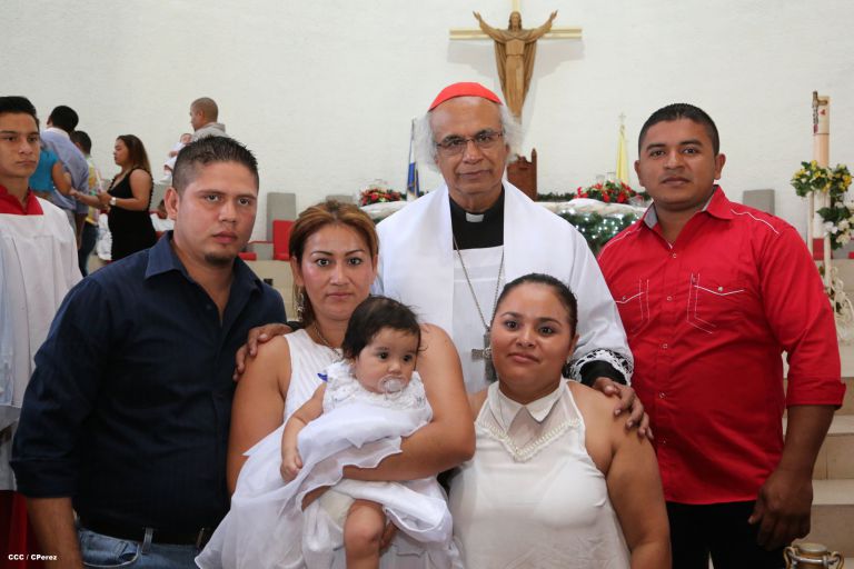 Cardenal Brenes oficia Misa en Día del Bautismo del Señor