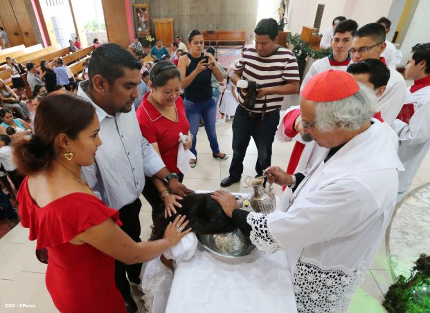 Cardenal Brenes oficia Misa en Día del Bautismo del Señor
