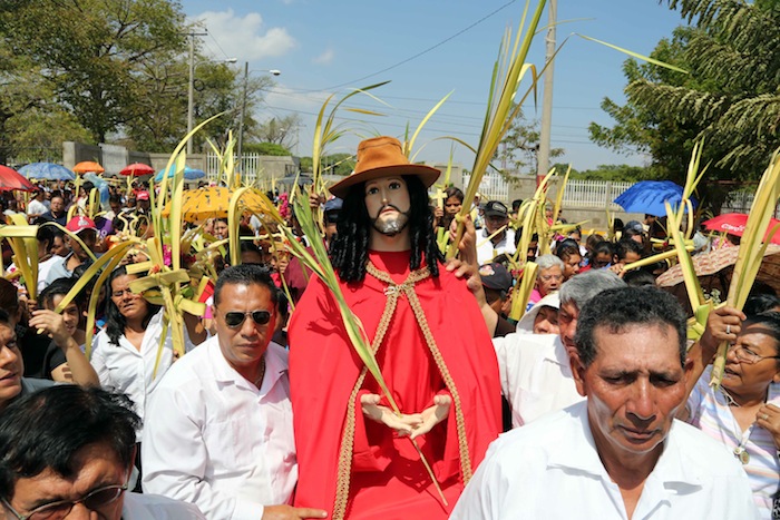 Procesión de la Burrita en Managua (Semana Santa 2013)